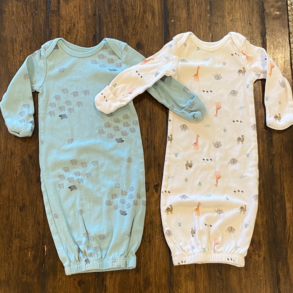 🐘 BUNDLE of Newborn One Piece Sleep Sacks 🐑
